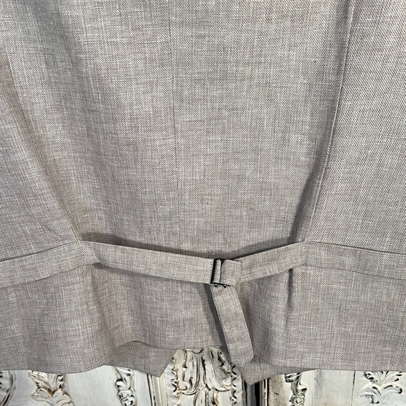 Jos. A. Bank Reserved Linen Cotton Blend Light Tan Men's Vest - Picture 7 of 8